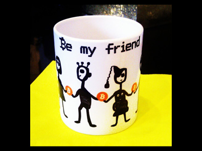 bitcoin my friend mug be my friend helen kholin kunstkrus sm