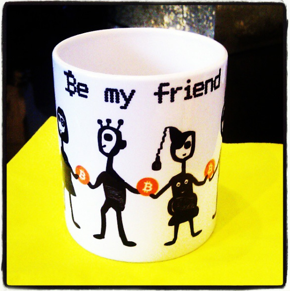 bitcoin my friend mug be my friend helen kholin kunstkrus