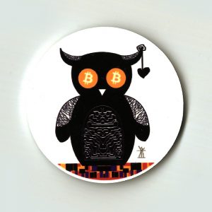 bitcoin owl magnet helen kholin helenkholin