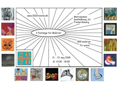 3 Festdage for Maleriet  i Metronomen 11– 13 maj 2018 1