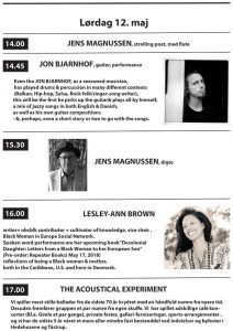 3 Festdage for Maleriet  i Metronomen 11– 13 maj 2018 program 2