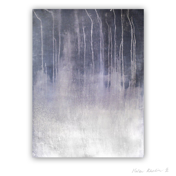 10 Whisper of Birches in the Evening Fog Color of Silence 10 what is the color of silience helen kholin abstrakte malerier abstract painting