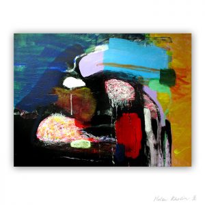 5 in the Land of Clouds helen kholin macro world abstrakte malerier i staerke farver til salg