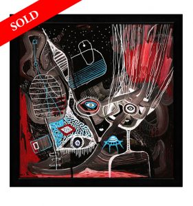 2 Virtual Space helen kholin sold art solgt kunst maleri