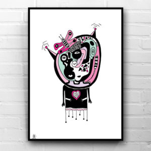 6-Fly-like-a-butterfly-space-people-kunsttryk-print-med-kunst-ufoprint-art-prints-boligkunst-helen-kholin-1