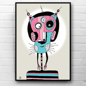 8-CosmoCat-ufo-love-kunsttryk-print-med-kunst-ufoprint-art-prints-boligkunst-helen-kholin