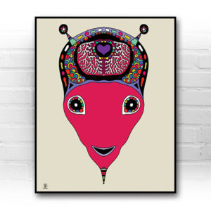 ufo-face-6-calavera-kunstprint-artprint-prints-helen-kholin-aliens-kunsttryk-grafiskeprint