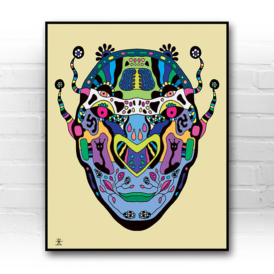 ufo-face-8-calavera-kunstprint-artprint-prints-helen-kholin-aliens-kunsttryk-grafiskeprint